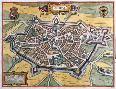 Cambrai, Francia (incisione) da Franz Hogenberg