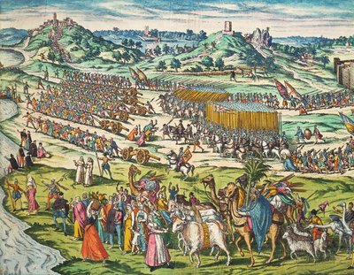 Conquista di Tunisi da parte di Carlo V da Franz Hogenberg