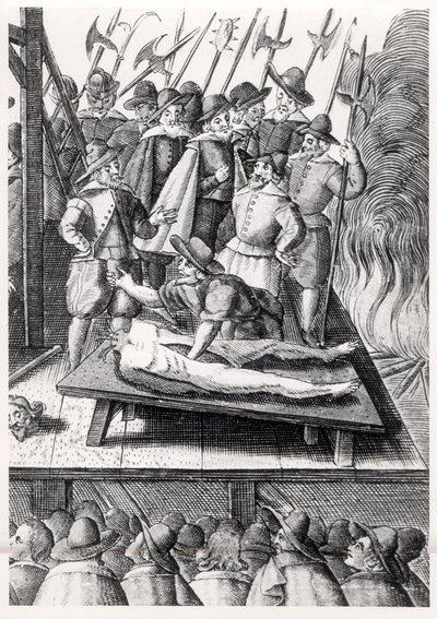 Esecuzione dei Cattolici in Inghilterra durante il regno di Elisabetta I (1533-1603) da Franz Hogenberg