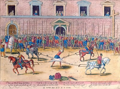 Esecuzione di Jean de Poltrot, Sieur de Mere, il 18 marzo 1563 da Franz Hogenberg