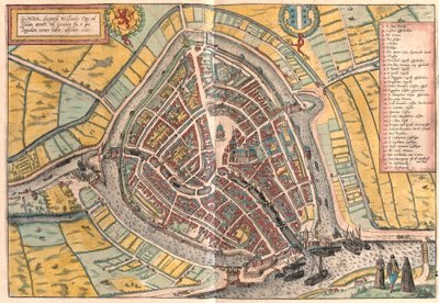 Gouda, Paesi Bassi da Franz Hogenberg