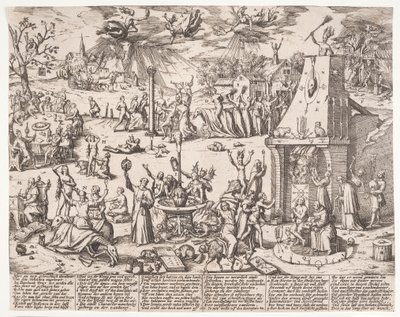 Sabbath delle streghe da Franz Hogenberg