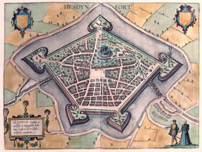 Hesdin, Francia da Franz Hogenberg