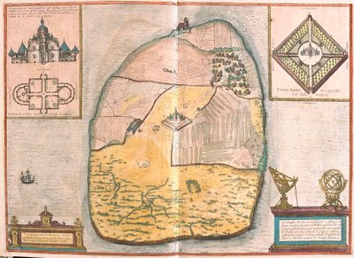 Isola di Ven e Uranienborg, il palazzo e osservatorio di Tycho Brahe situato su quest