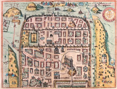 Gerusalemme (foglio 1), Israele da Franz Hogenberg