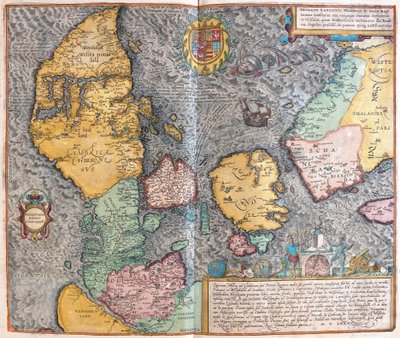 Jutland, Danimarca (incisione) da Franz Hogenberg