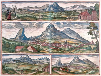 Roccia degli innamorati - Archidona, vicino a Malaga, Spagna da Franz Hogenberg