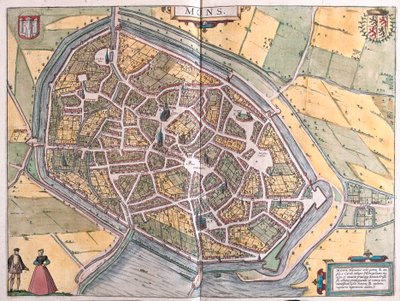 Mons, Belgio da Franz Hogenberg