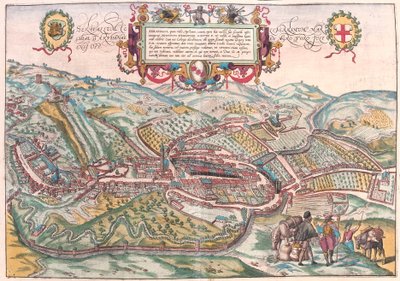 Serravalle, Vittorio Veneto (Treviso), Italia (incisione) da Franz Hogenberg