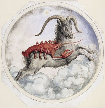 Segni zodiacali Cancro e Ariete da Franz Hogenberg