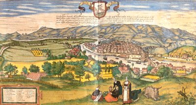 Veduta di Bilbao, Spagna da Franz Hogenberg