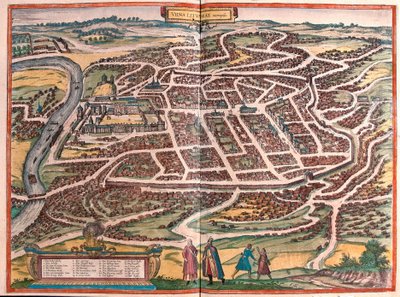 Vilnius, Lituania (incisione) da Franz Hogenberg
