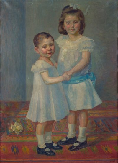 Ritratto di due bambini da Franz Jaschke