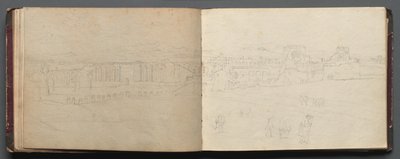 Veduta panoramica di Roma da Franz Johann Heinrich Nadorp