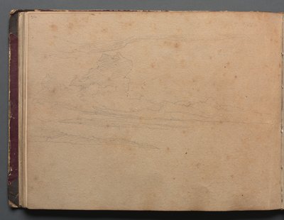 Album con Vedute di Roma e Dintorni, Studi di Paesaggio, pagina 29b: Studio di Paesaggio da Franz Johann Heinrich Nadorp