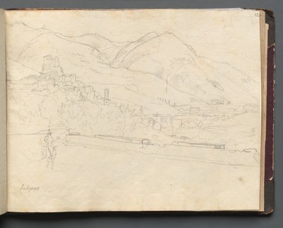 Paesaggio romano da Franz Johann Heinrich Nadorp