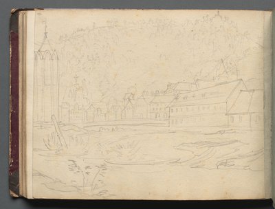 Album con Vedute di Roma e Dintorni, Studi di Paesaggio, pagina 48b: Paesaggio Romano da Franz Johann Heinrich Nadorp