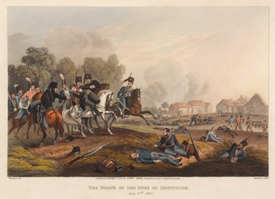 La Morte del Duca di Brunswick, 15 giugno 1815 da Franz Joseph (after) Manskirch