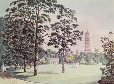 Vista nei Giardini di Kew dell