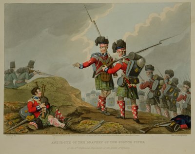 Aneddoto del coraggio del pifferaio scozzese dell