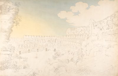 Vista interna del Colosseo, fine XVIII-inizio XIX secolo da Franz Kaisermann