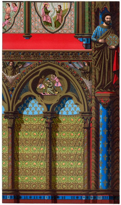 Decorazione della Sainte Chapelle, Parigi, XIII secolo da Franz Kellerhoven
