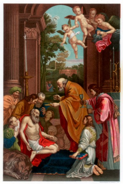 Ultima Comunione di San Girolamo, 1614 da Franz Kellerhoven