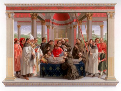 Esequi di San Francesco, 1482-1485 1870 da Franz Kellerhoven