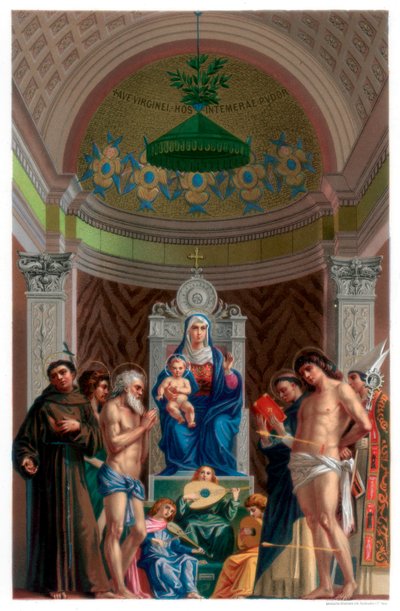 Pala di San Giobbe, c1478 da Franz Kellerhoven