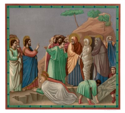Scene della vita di Cristo: Resurrezione di Lazzaro da Franz Kellerhoven