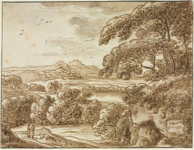Paesaggio, c1780 da Franz Kobell