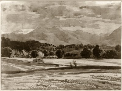 Paesaggio collinare da Franz Kobell