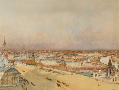 Veduta di Mosca, 1898 da Franz Kopallik