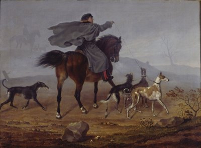 Partenza a cavallo per la caccia da Franz Krüger