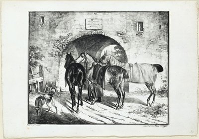 Tre cavalli sul viale d