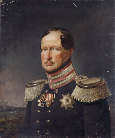 Federico Guglielmo III di Prussia - Frederick William III di Prussia (1797-1840), di Kruger, Franz (1797-1857). Nationalmuseum Stoccolma da Franz Krüger