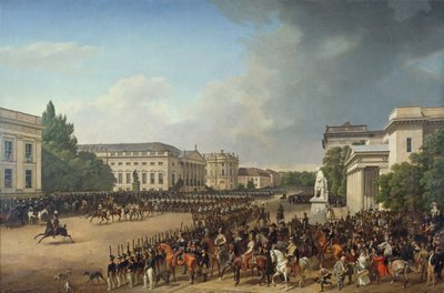 Tedesco: Sfilata in Opernplatz a Berlino Sfilata in Opernplatz da Franz Krüger