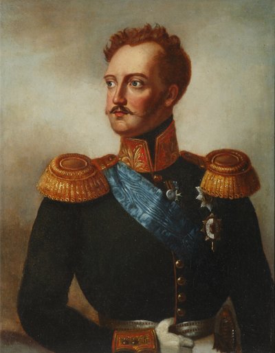 Ritratto del conte Alexander von Benckendorff, 1783-1844 da Franz Krüger