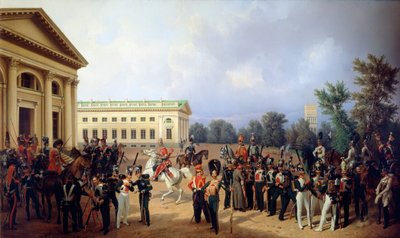 La Guardia Imperiale Russa a Tsarskoye Selo nel 1832, 1841 da Franz Krüger