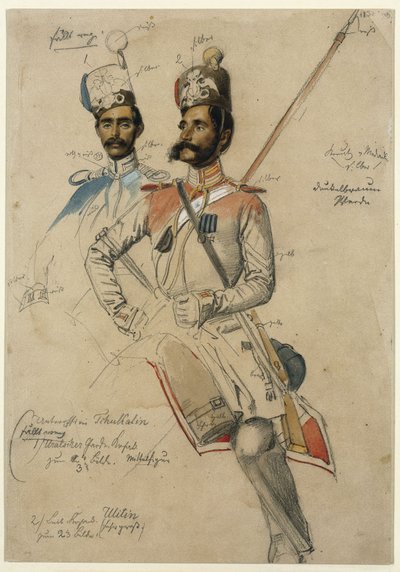 Cosacco della Guardia degli Urali da Franz Krüger