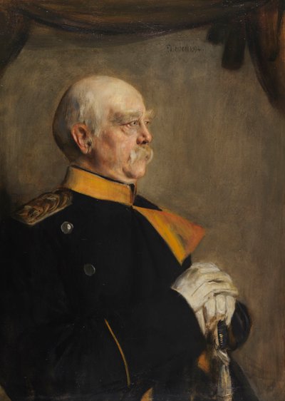 Ritratto di Otto von Bismarck da Franz von Lenbach