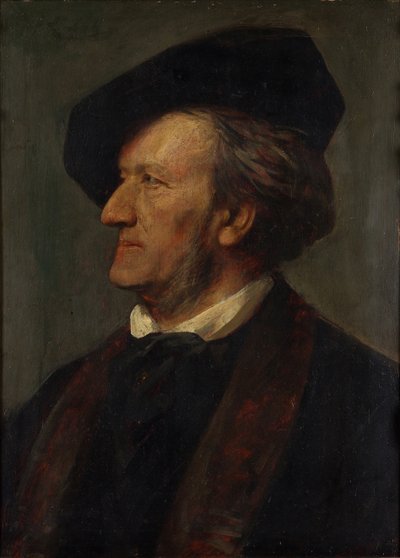 Ritratto del compositore Richard Wagner 1813-1883 da Franz von Lenbach