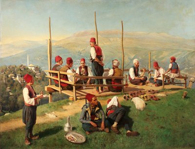 Caffè turco a Sarajevo da Franz Leo Ruben