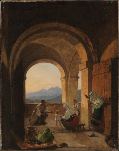Primi Passi, c.1820-25 da Franz Ludwig Catel