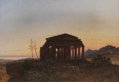 Il Tempio della Concordia a Girgenti da Franz Ludwig Catel