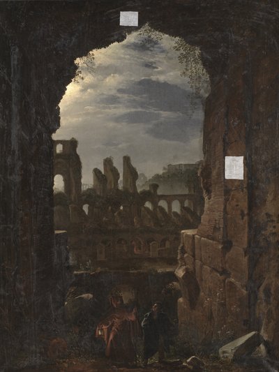 Veduta del Colosseo al chiaro di luna da Franz Ludwig Catel