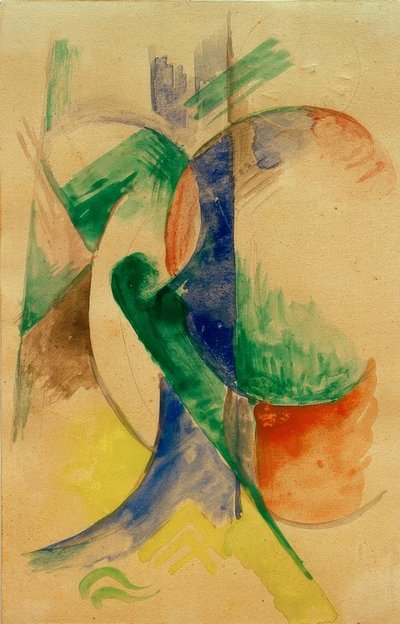 Composizione astratta da Franz Marc