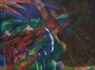 Destini animali Gli alberi mostravano i loro anelli, gli animali le loro vene, 1913 da Franz Marc