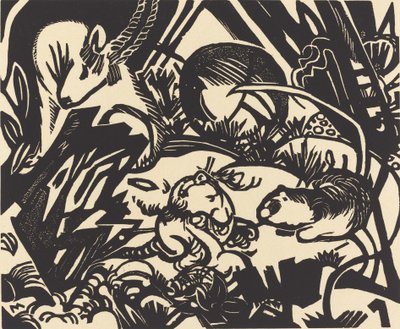 Leggenda degli Animali, 1912 da Franz Marc