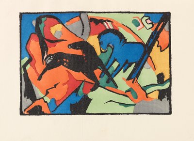 Der blaue Reiter, 1914 da Franz Marc